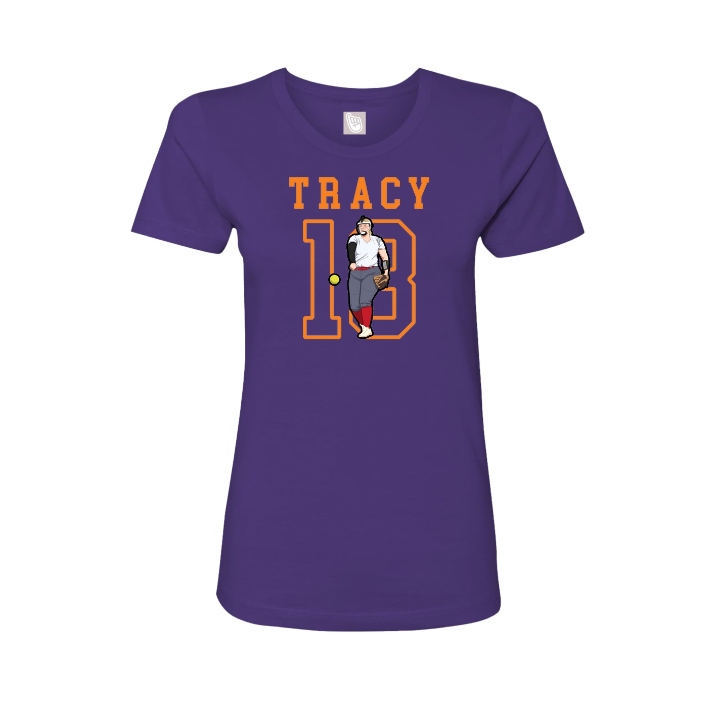 Fitted Women's Tee — Shirsey in Purple