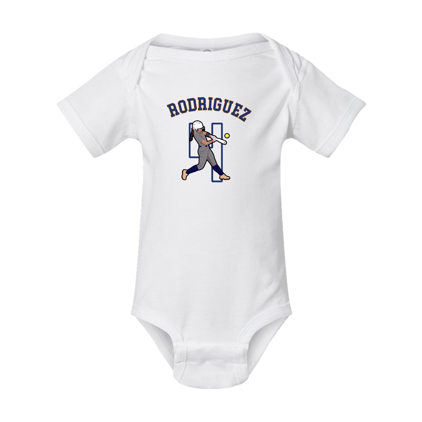 Baby Onesie — Shirsey Arch in White