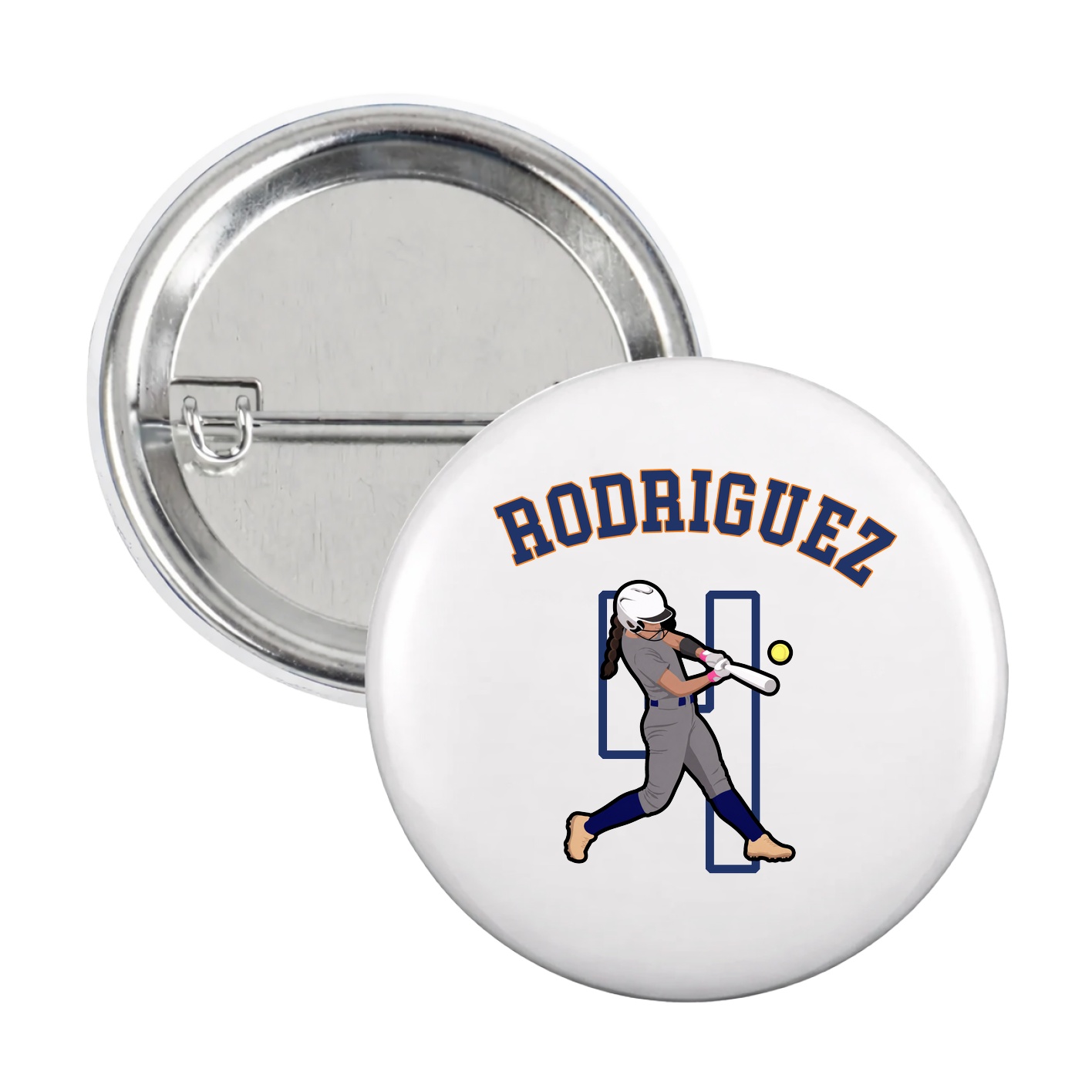 Game Day Button — Shirsey Arch in White