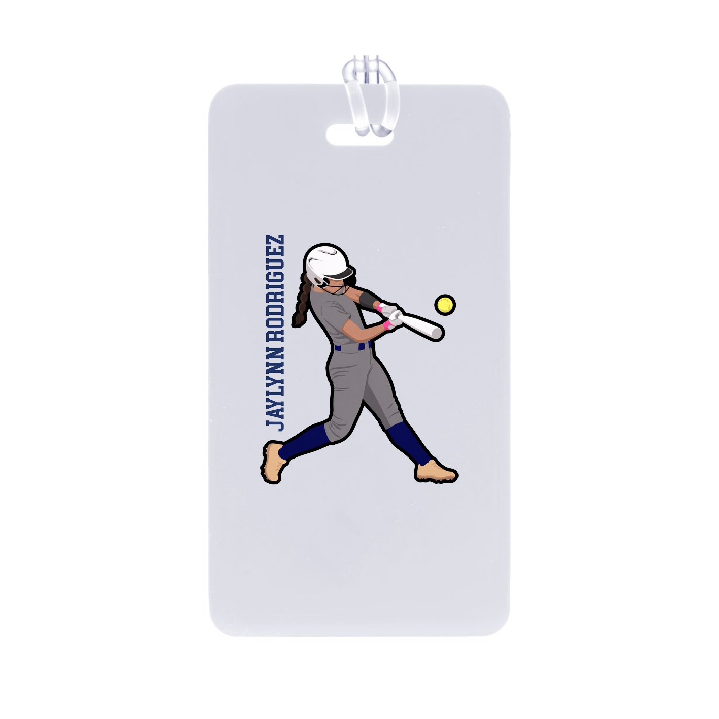 Bag Tag — Name Vertical in Classic