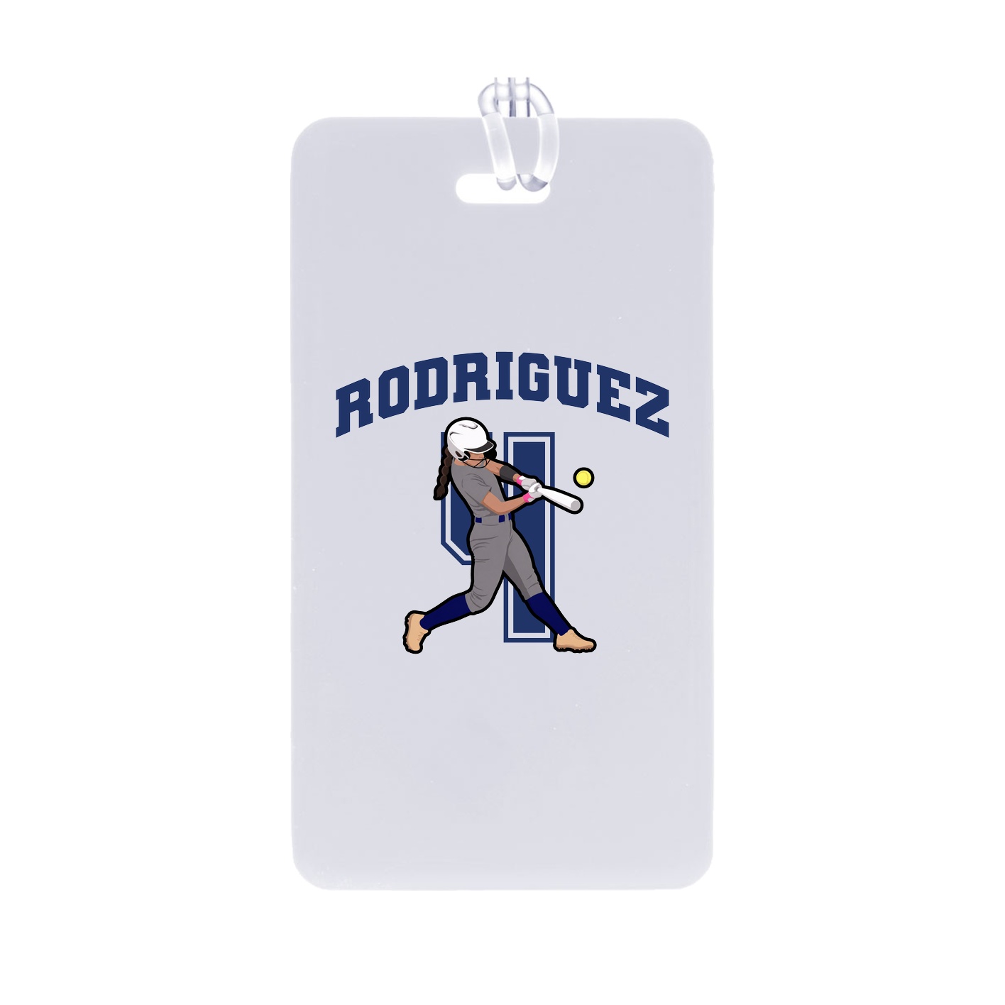 Bag Tag — Number in Classic