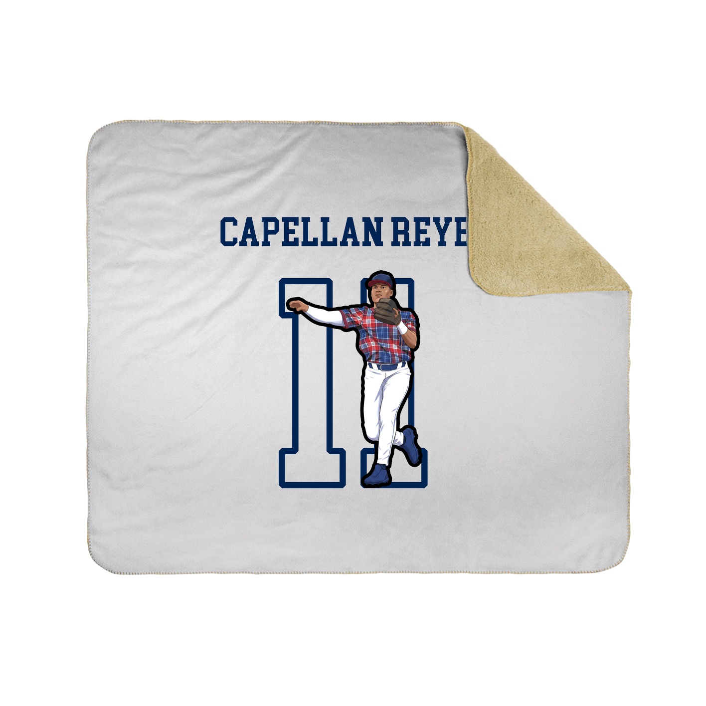 Throw Blanket — Shirsey in White