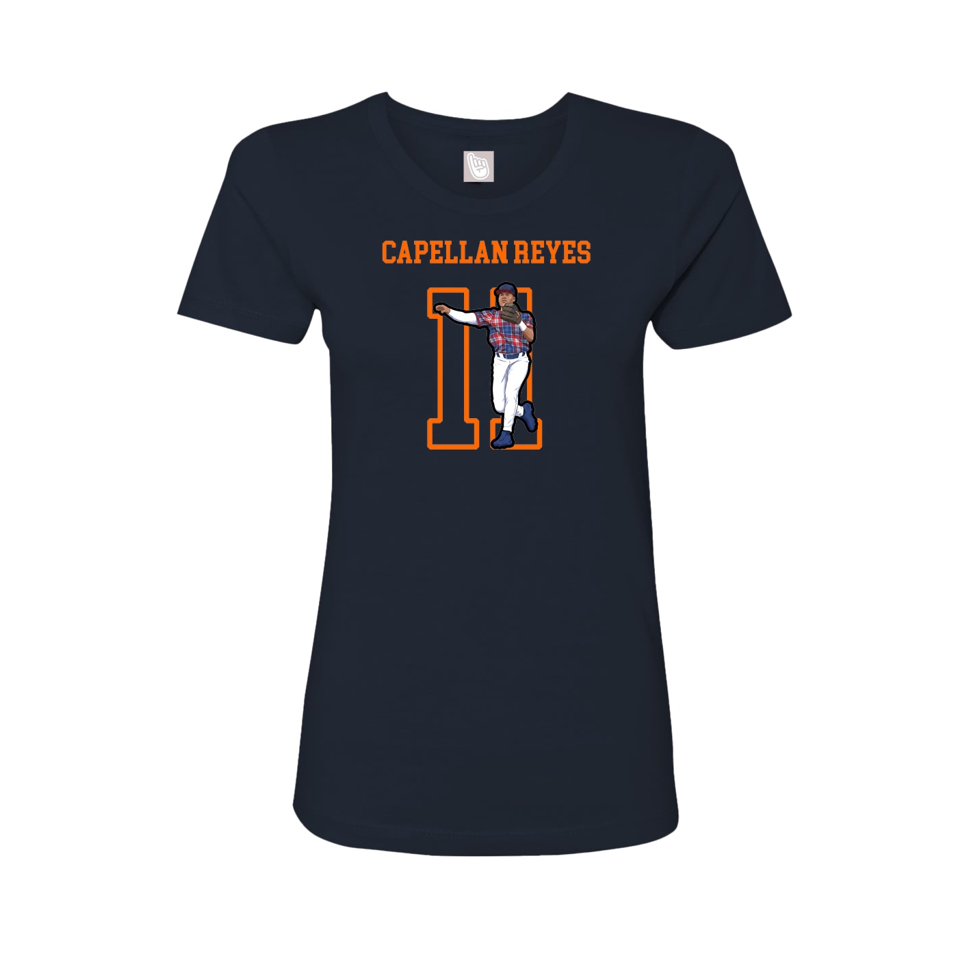 Fitted Women's Tee — Shirsey in Navy
