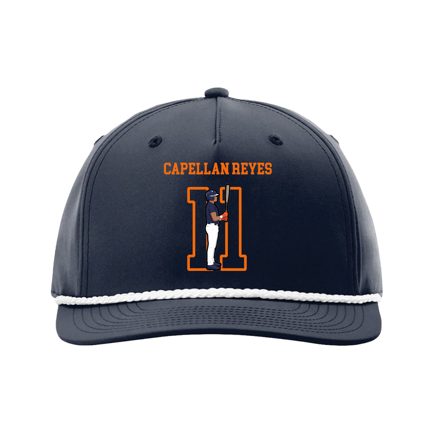 Five-Panel Classic Rope Cap — Shirsey in Navy