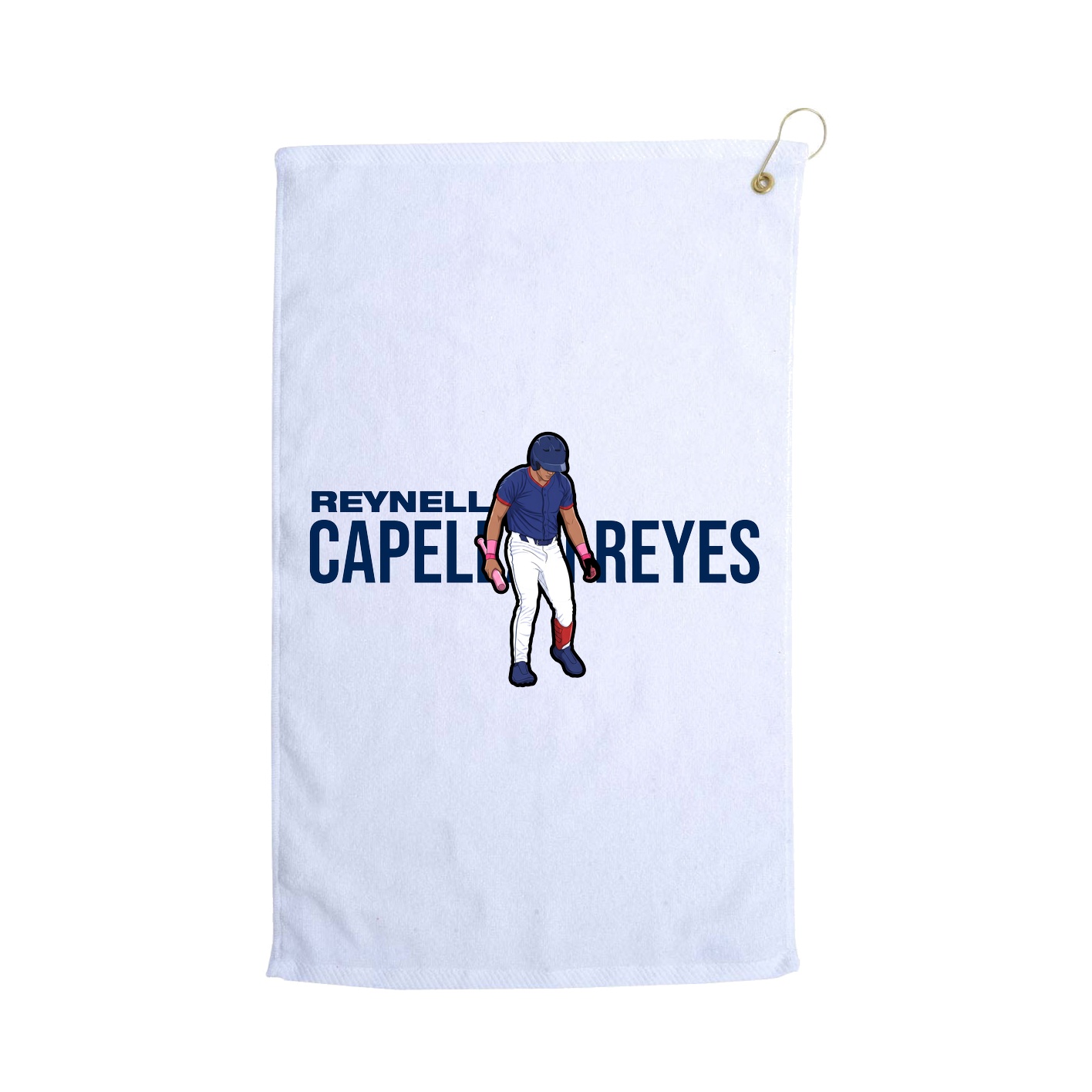 Golf Towel — Player Name in White
