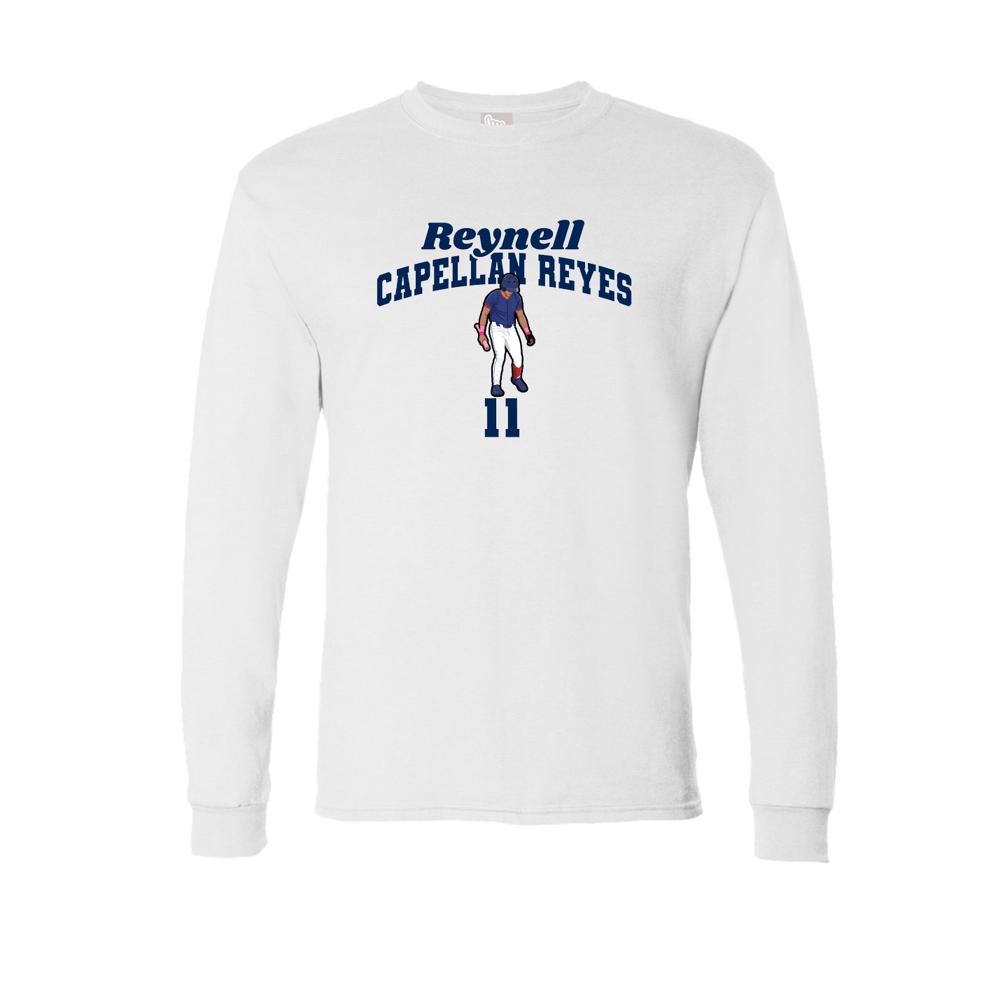 Long Sleeve Tee — Signature Arch in White