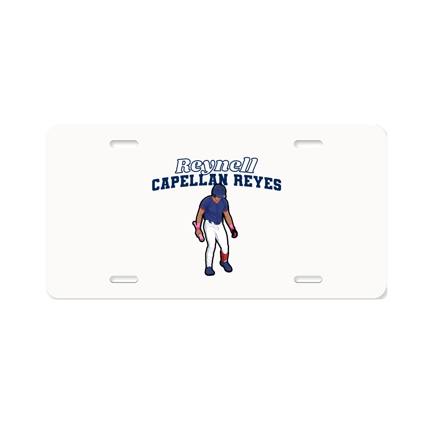 License Plate — Name Arch in Classic