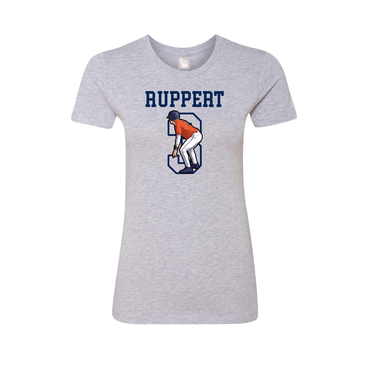 Fitted Women's Tee — Shirsey in Grey