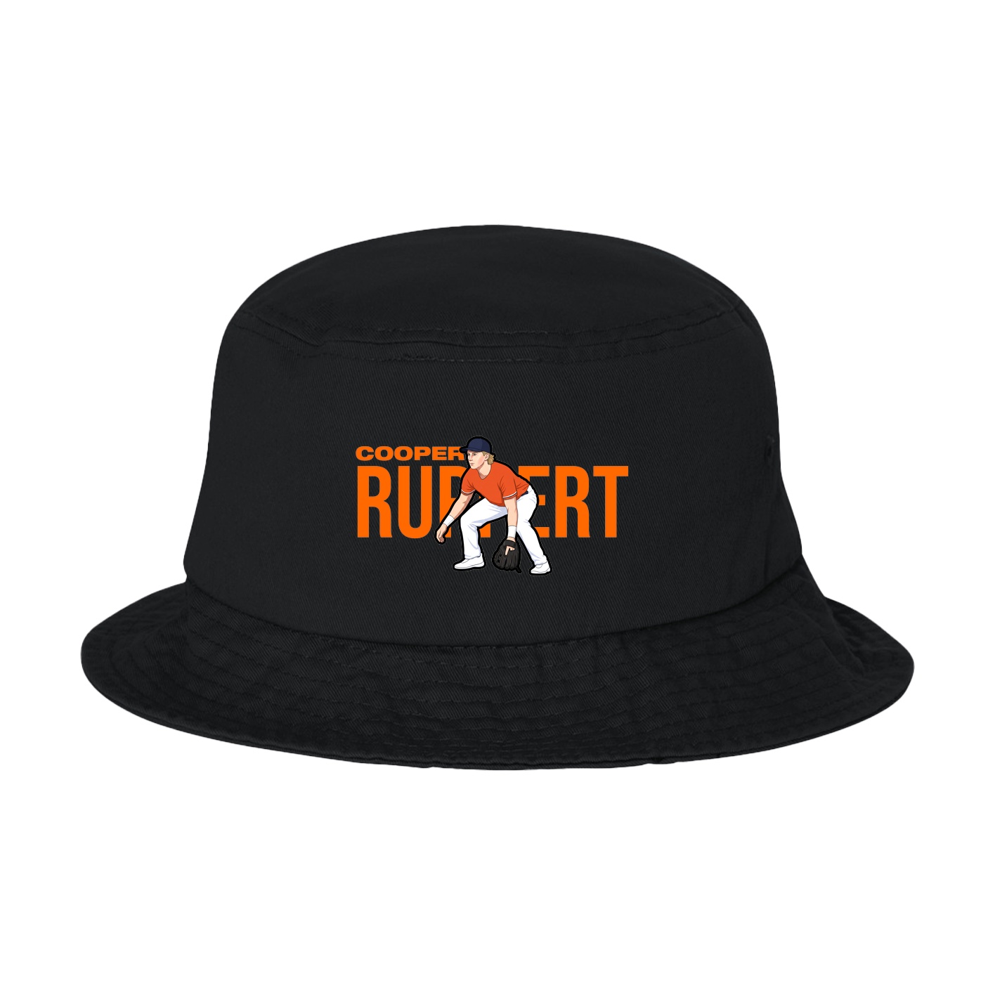Bucket Cap — Player Name in Black