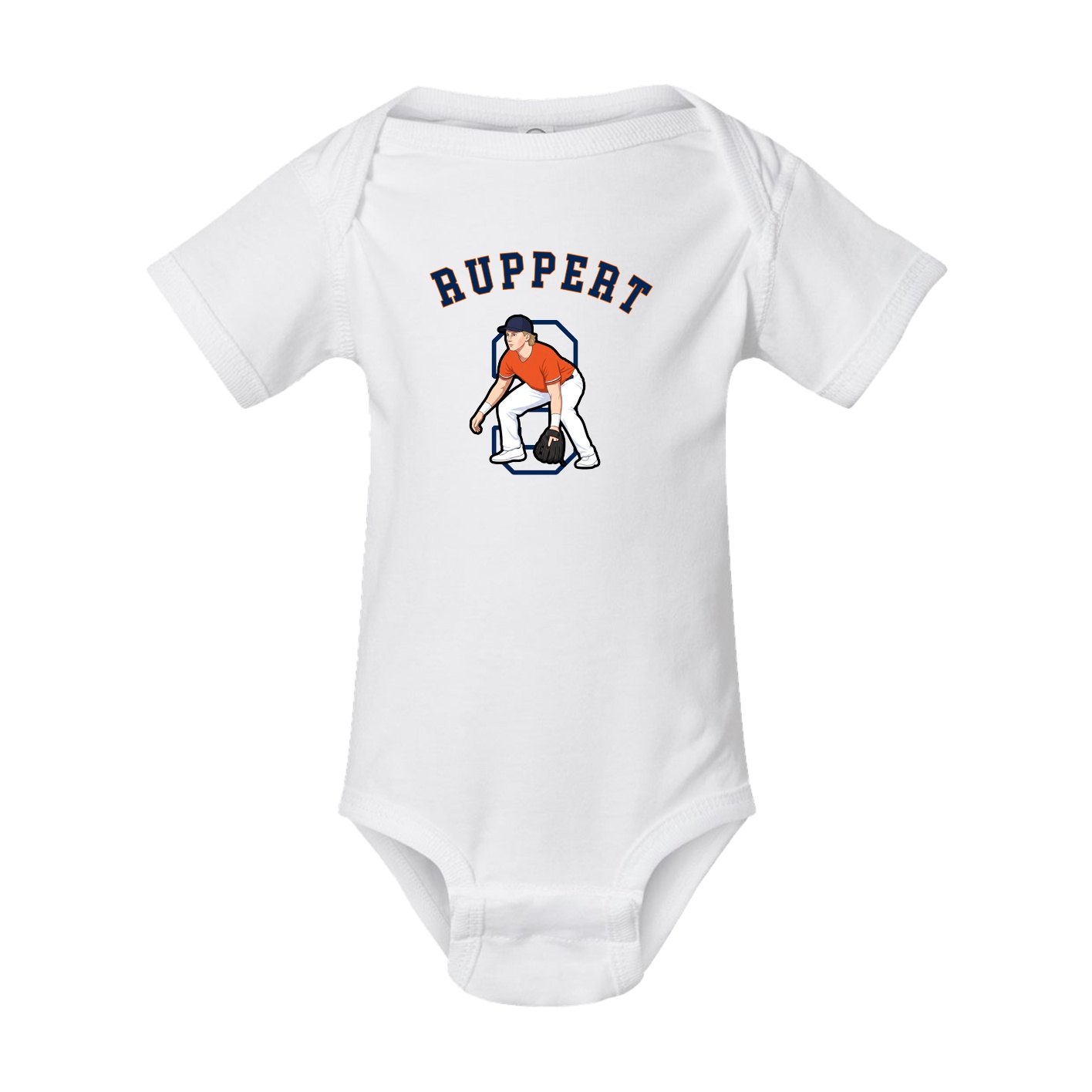 Baby Onesie — Shirsey Arch in White