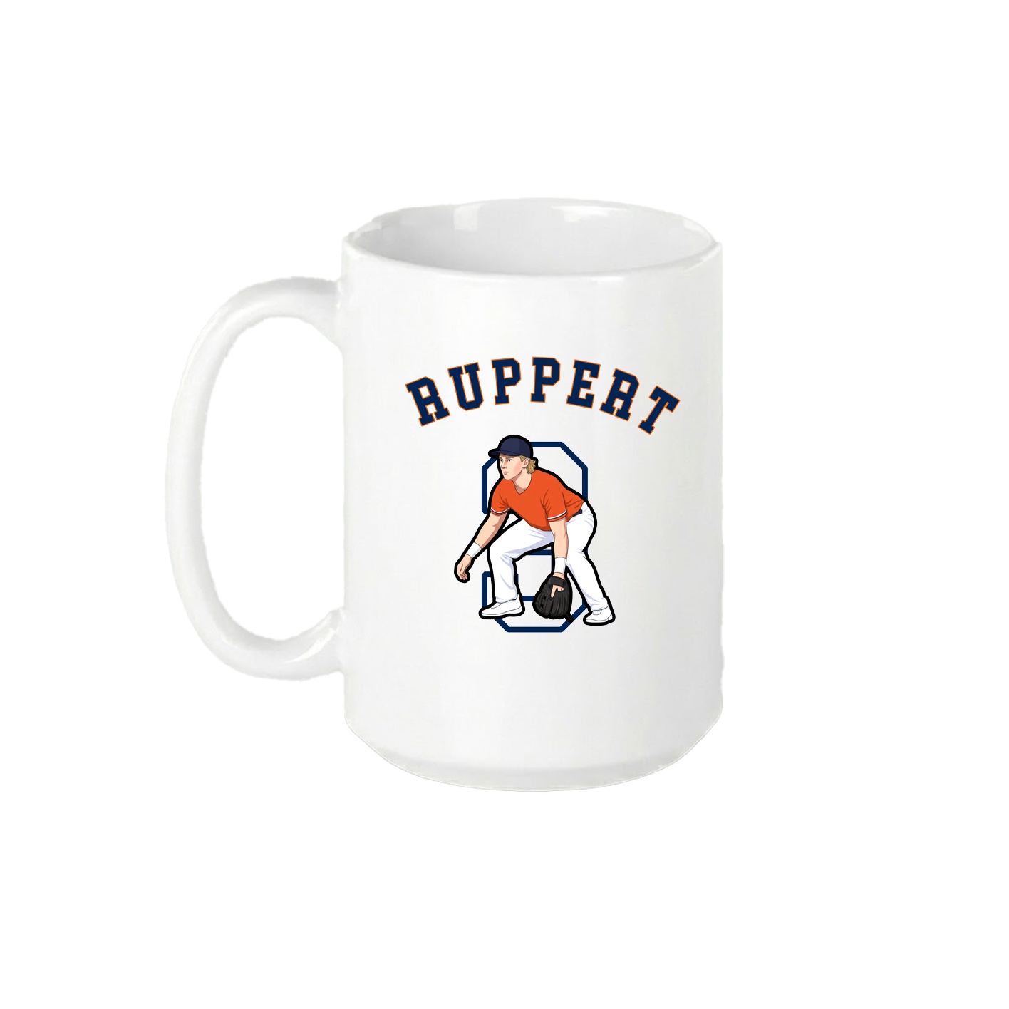 15oz Coffee Mug — Shirsey Arch in White