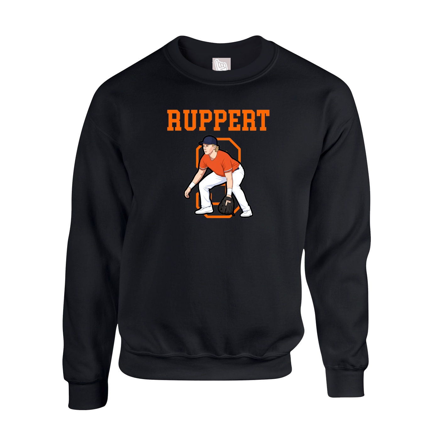 Fleece Crew — Shirsey in Black