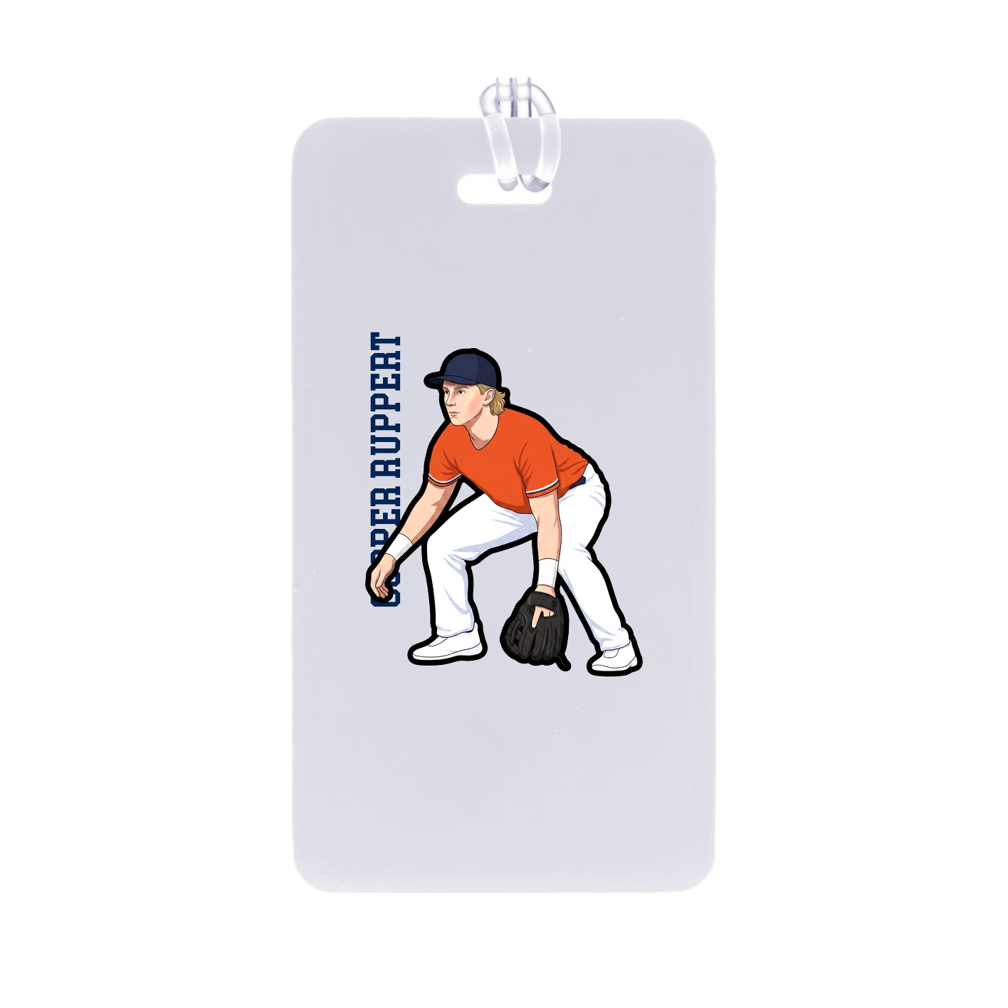 Bag Tag — Name Vertical in Classic