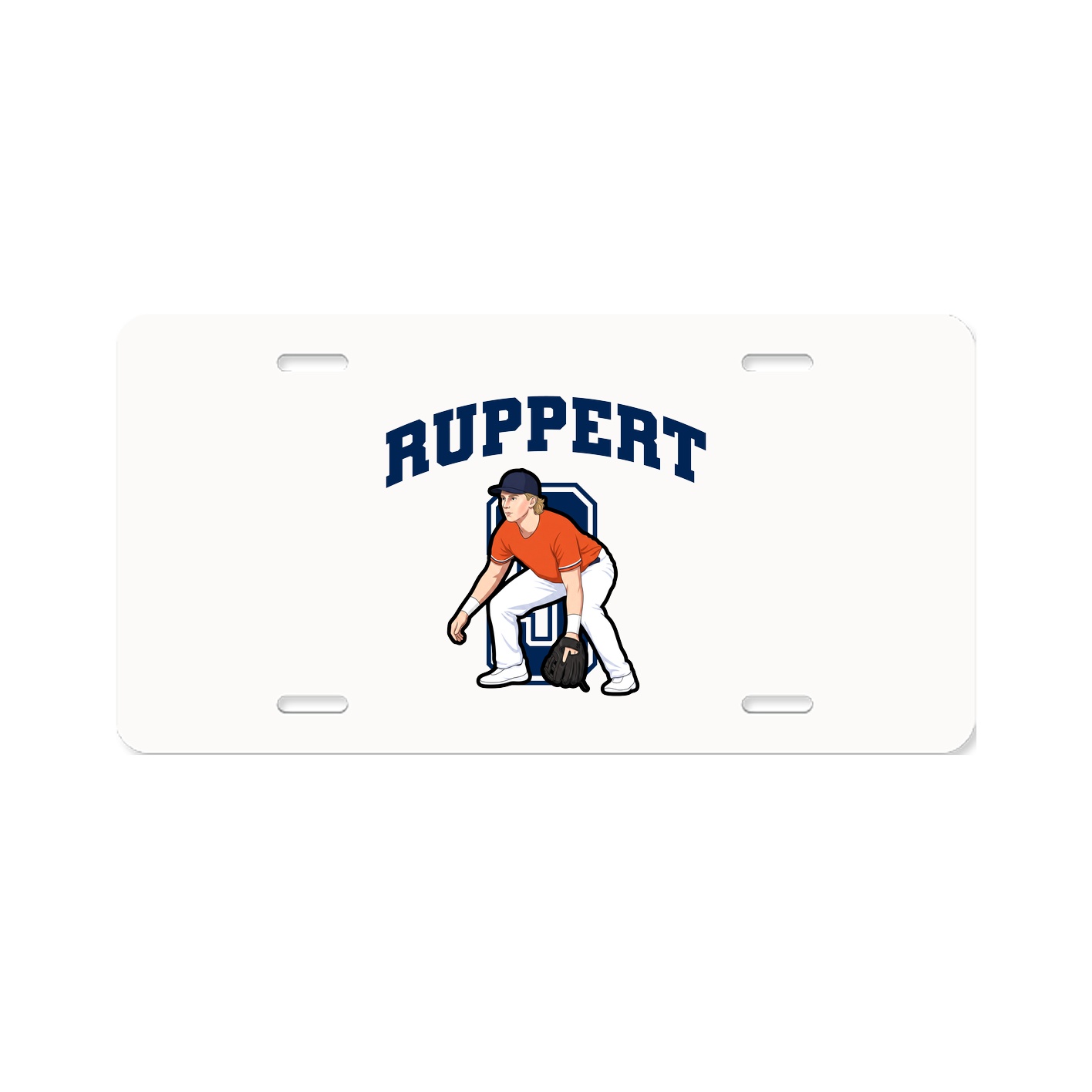 License Plate — Number in Classic