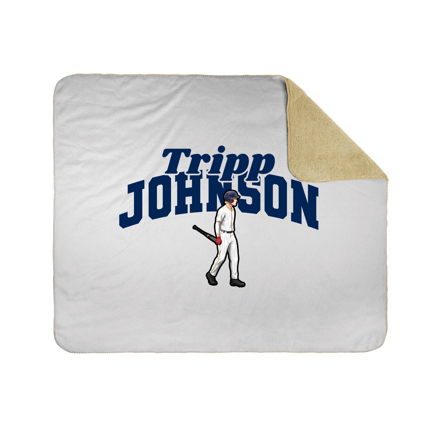 Throw Blanket — Signature Arch in White
