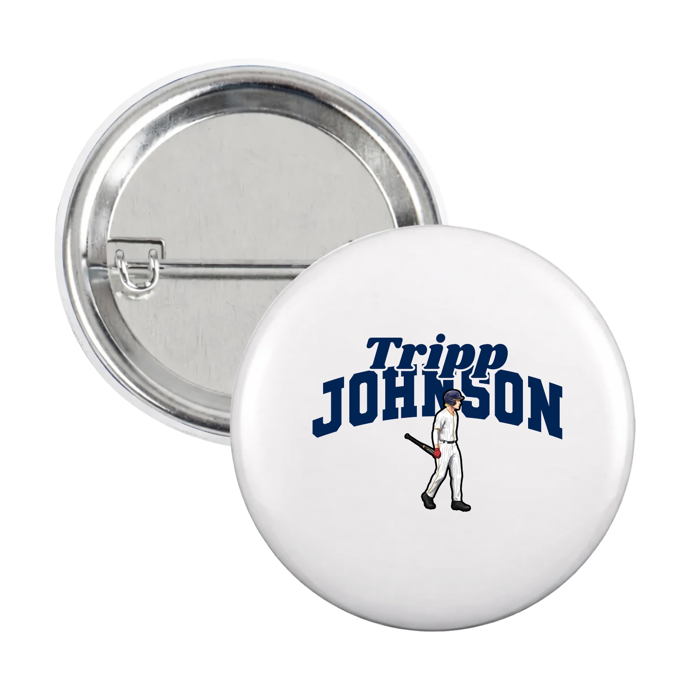 Game Day Button — Signature Arch in White