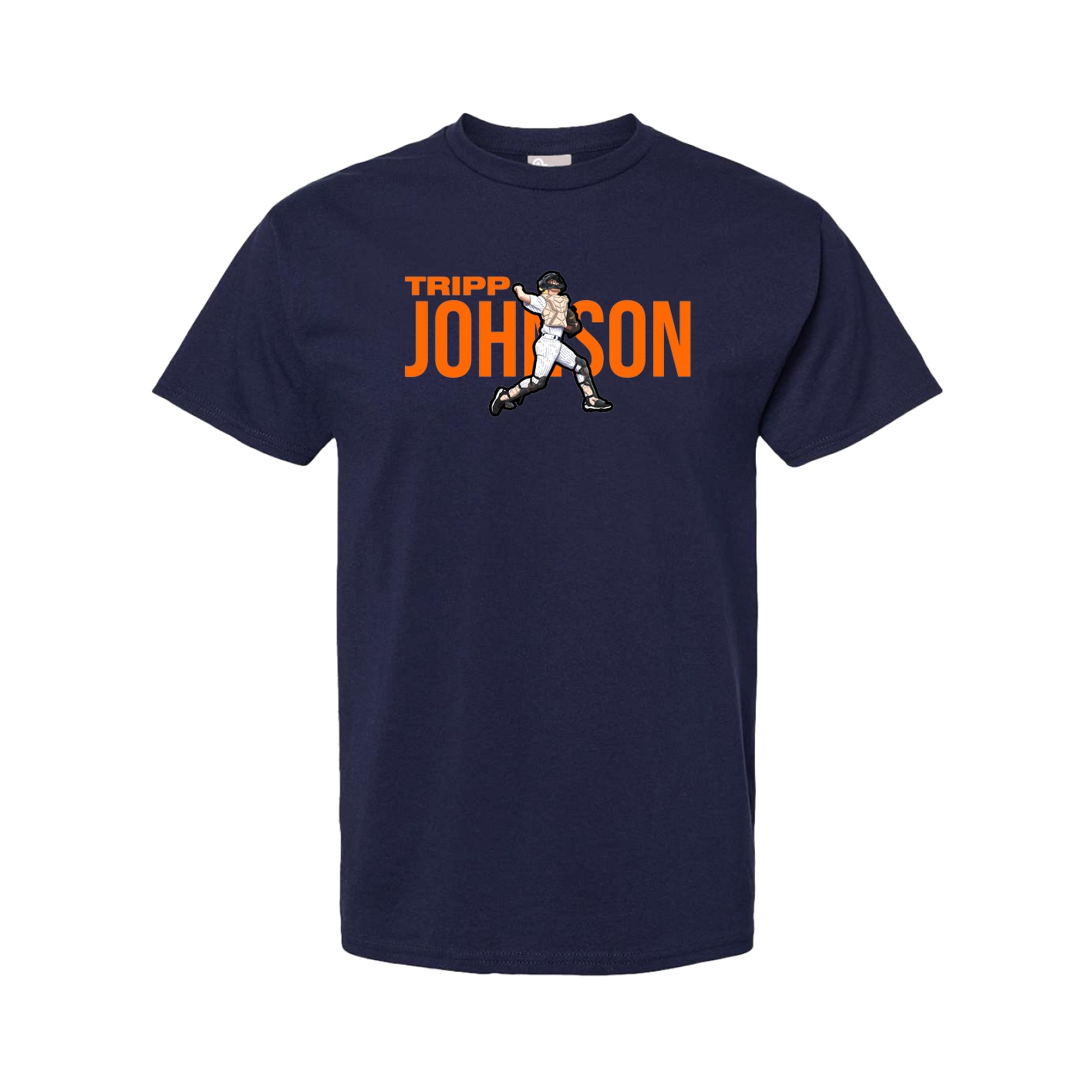 Tee — Player Name in Navy