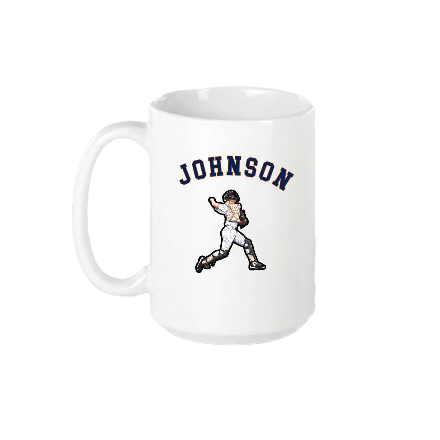 15oz Coffee Mug — Shirsey Arch in White