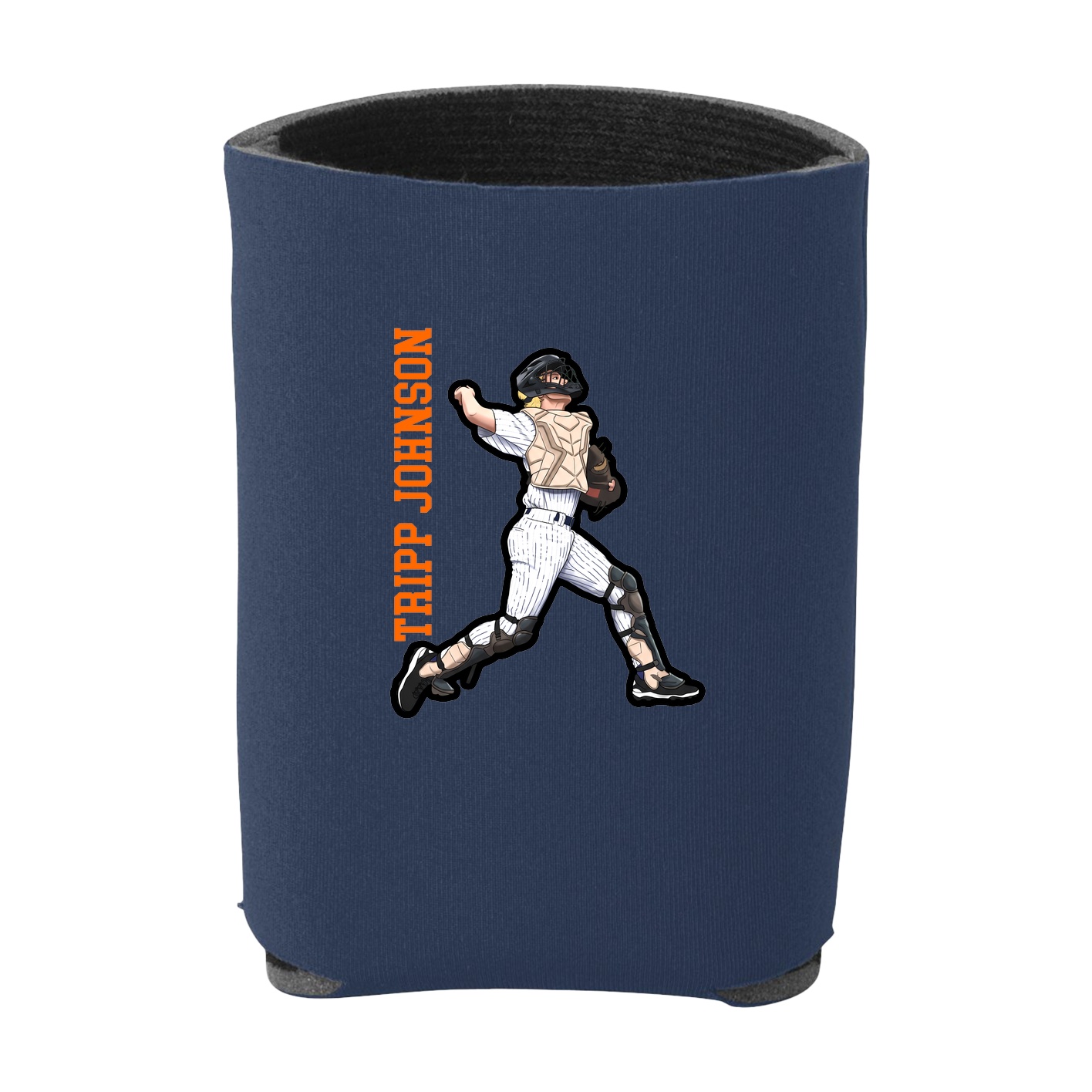 Can Holder — Name Vertical in Navy