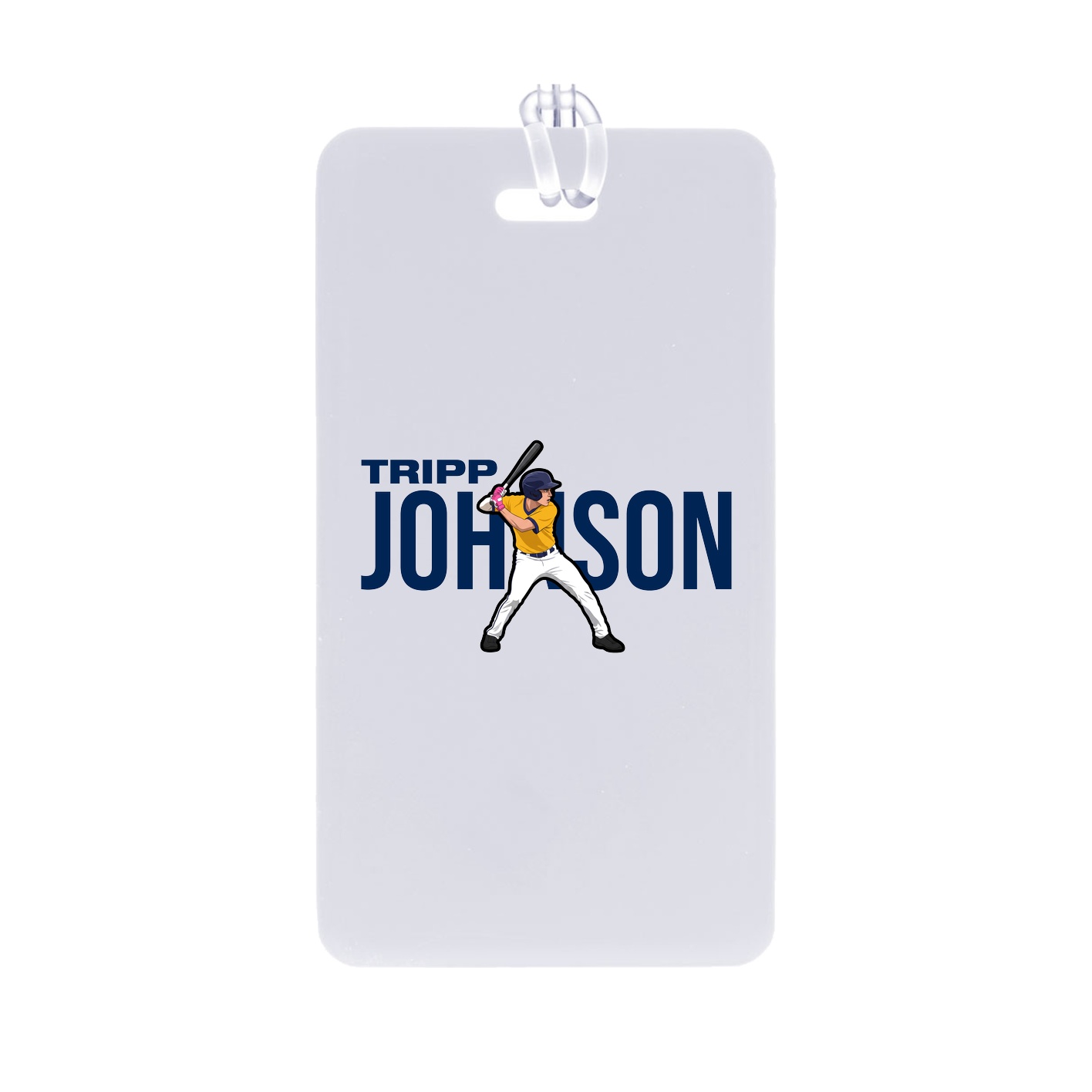 Bag Tag — Player Name in Classic