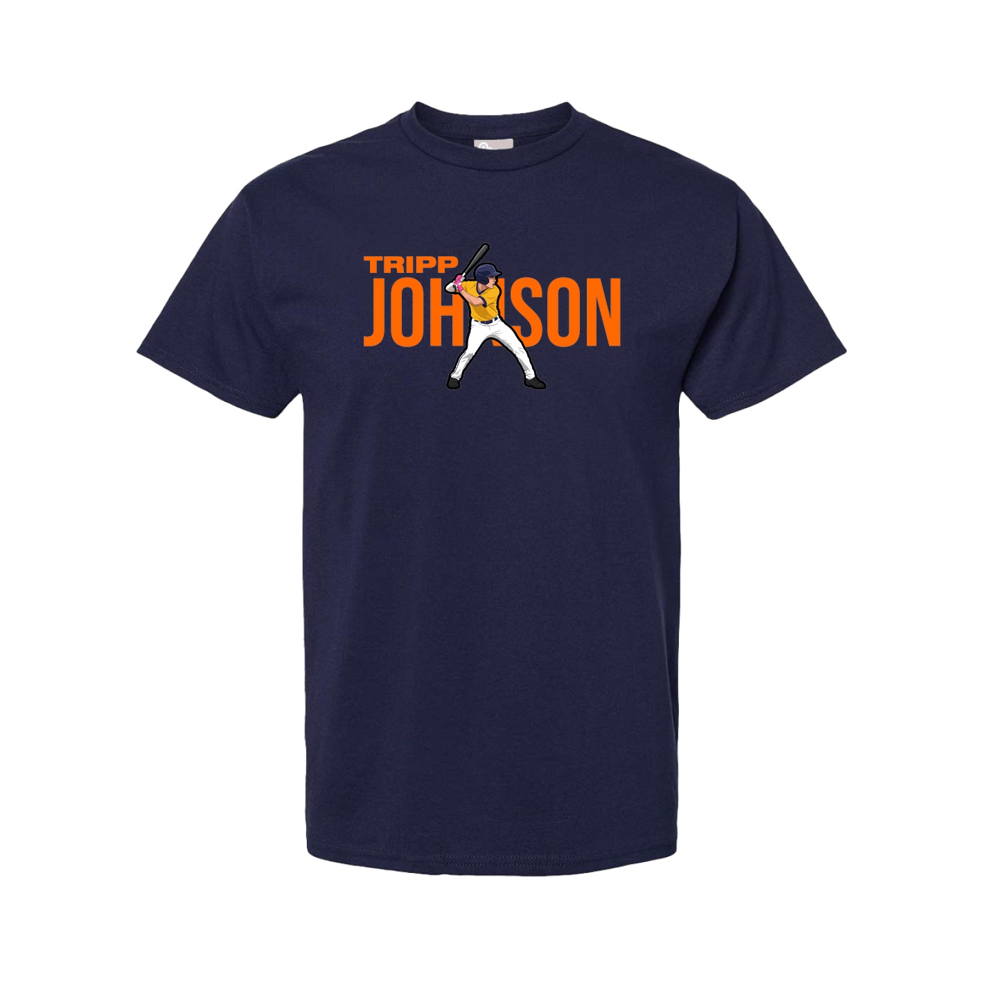 Youth Tee — Player Name in Navy