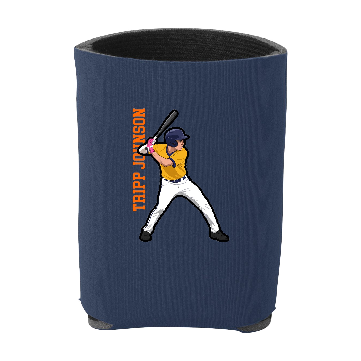 Can Holder — Name Vertical in Navy