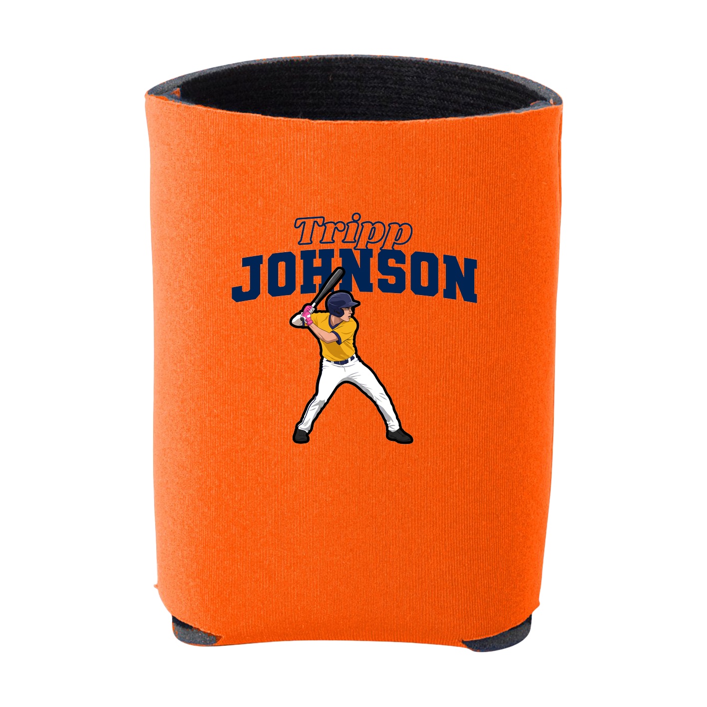 Can Holder — Name Arch in Orange
