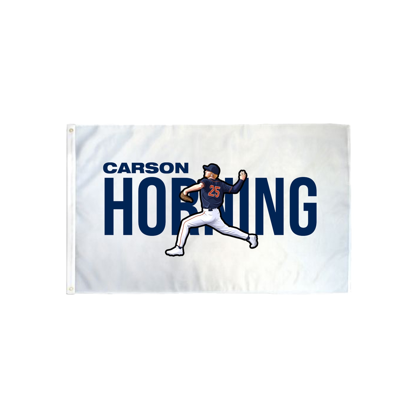 3x5 Flag — Player Name in Classic
