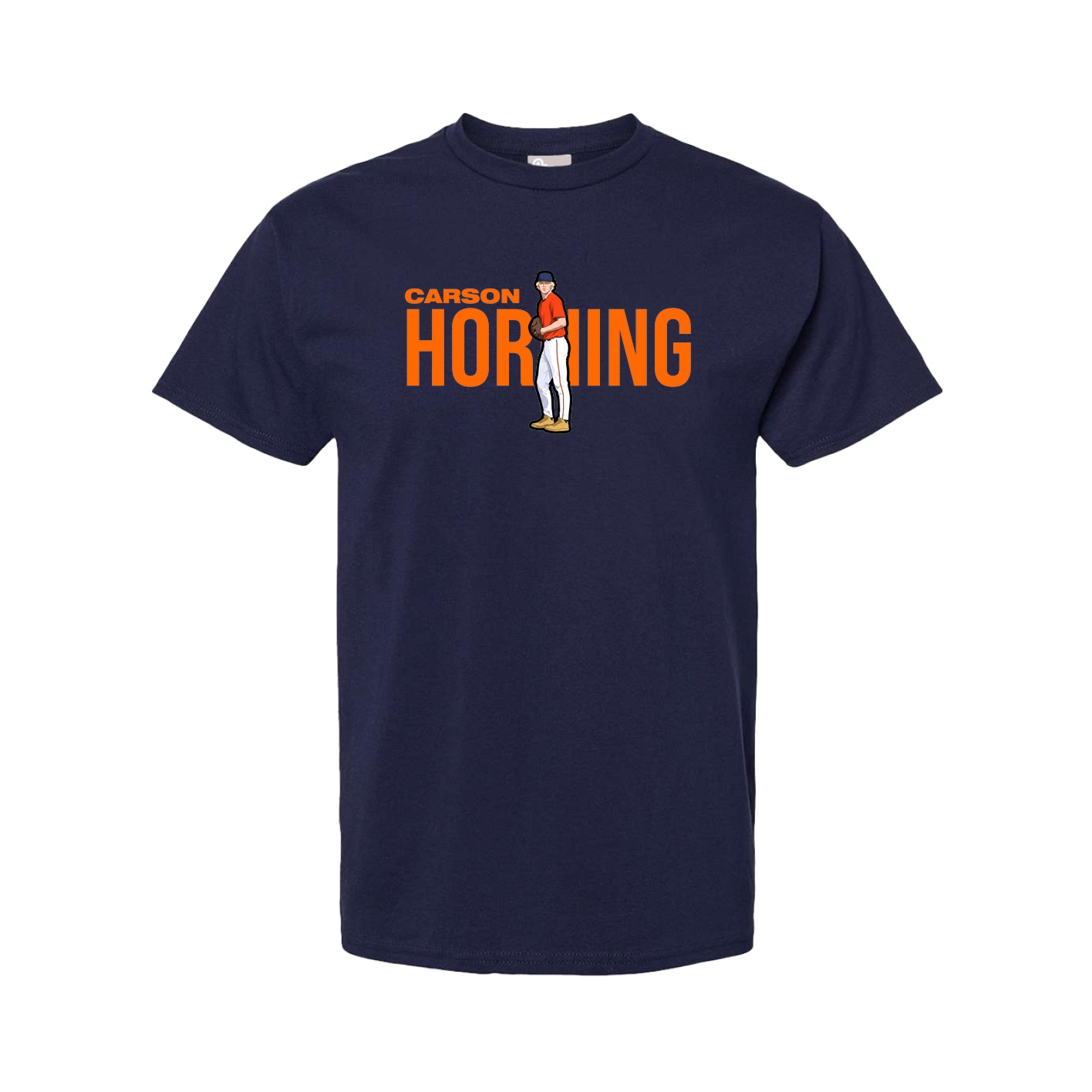 Youth Tee — Player Name in Navy