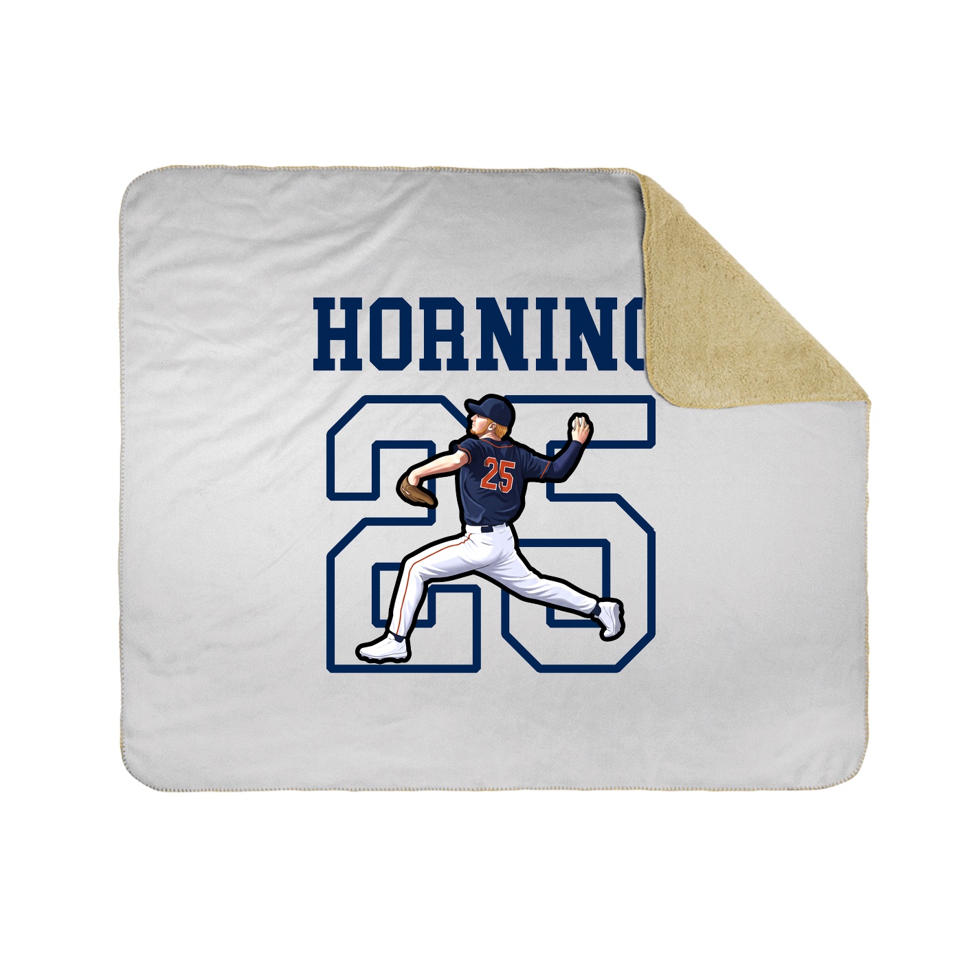 Throw Blanket — Shirsey in White