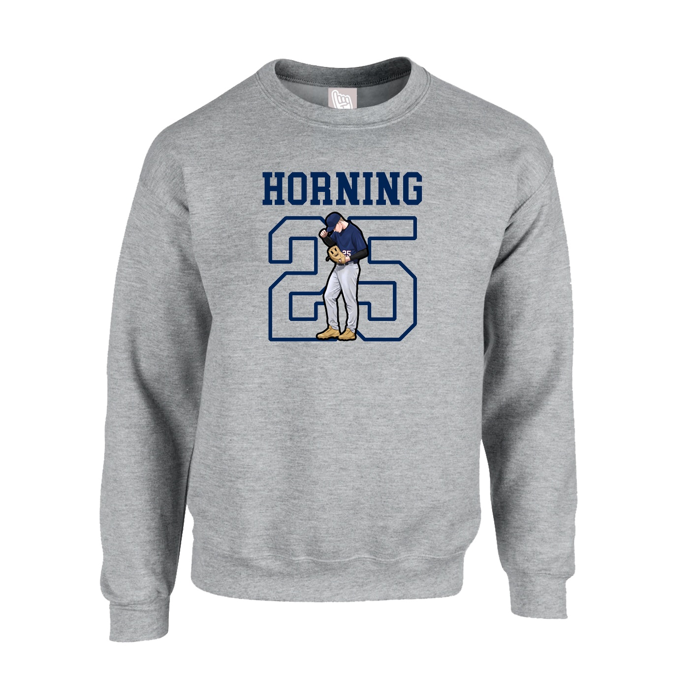 Fleece Crew — Shirsey in Grey