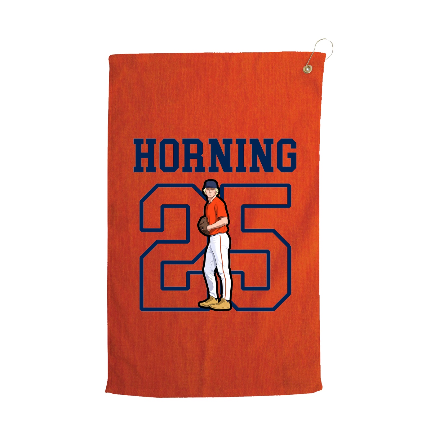 Golf Towel — Shirsey in Orange