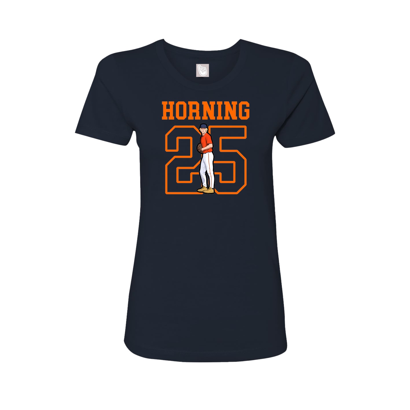 Fitted Women's Tee — Shirsey in Navy