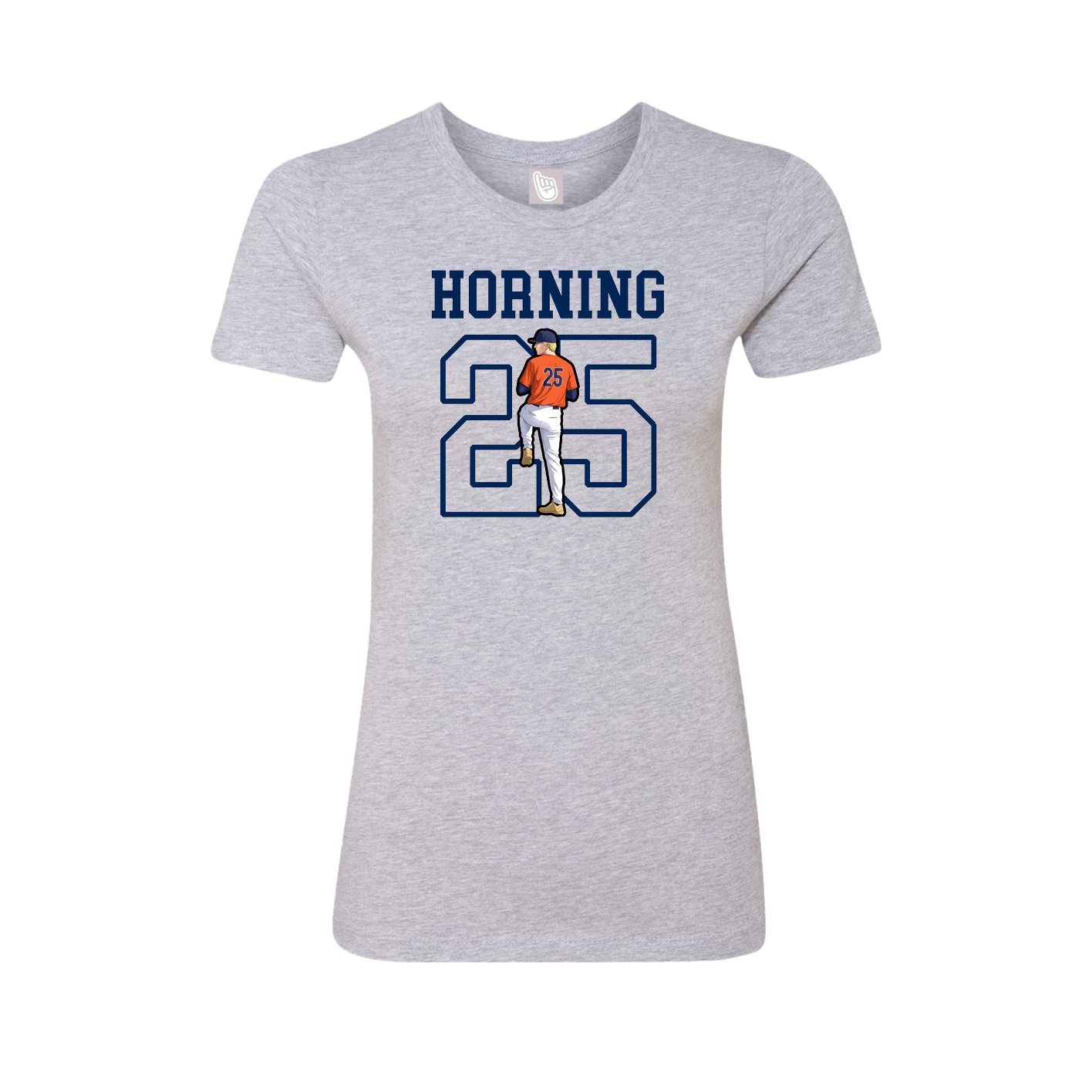 Fitted Women's Tee — Shirsey in Grey