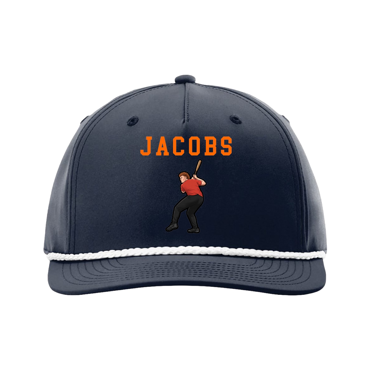 Five-Panel Classic Rope Cap — Shirsey in Navy