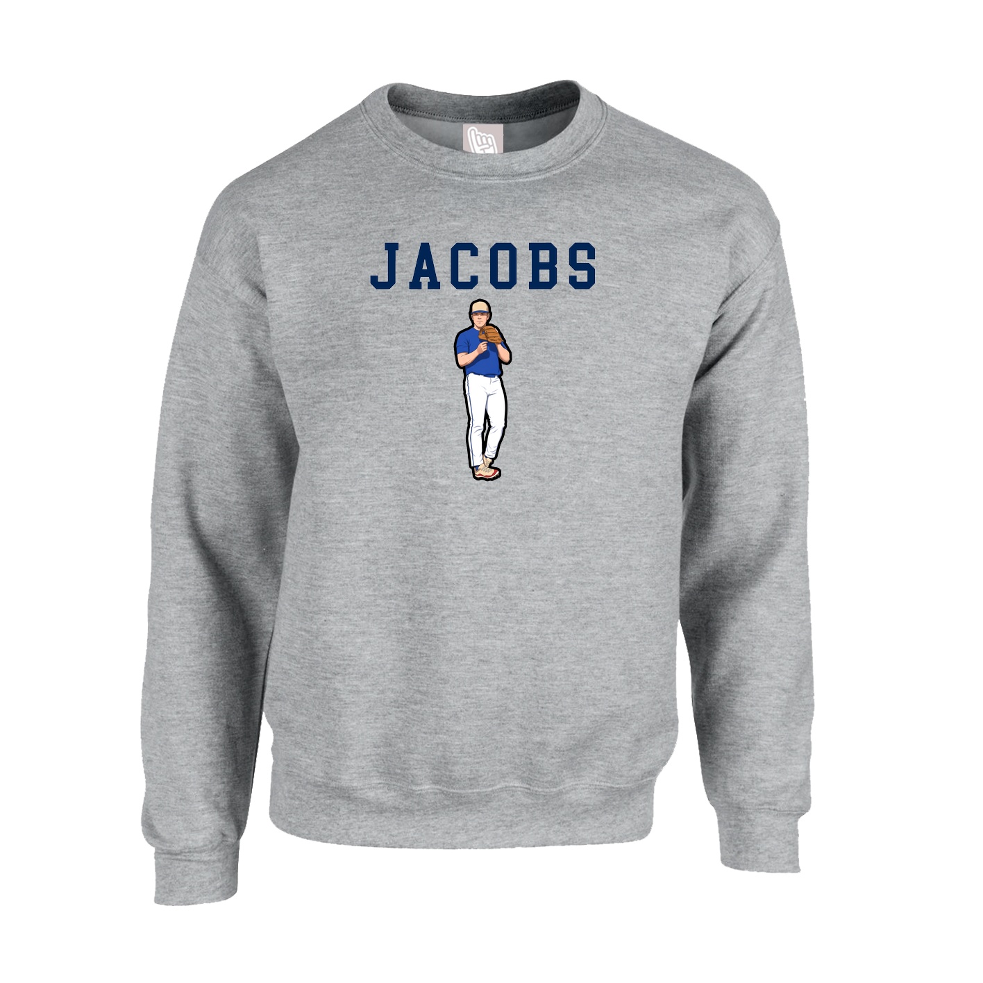 Fleece Crew — Shirsey in Grey