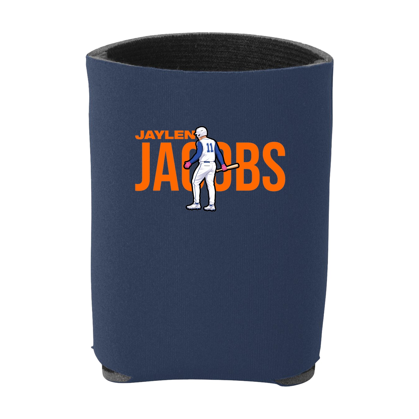 Can Holder — Player Name in Navy