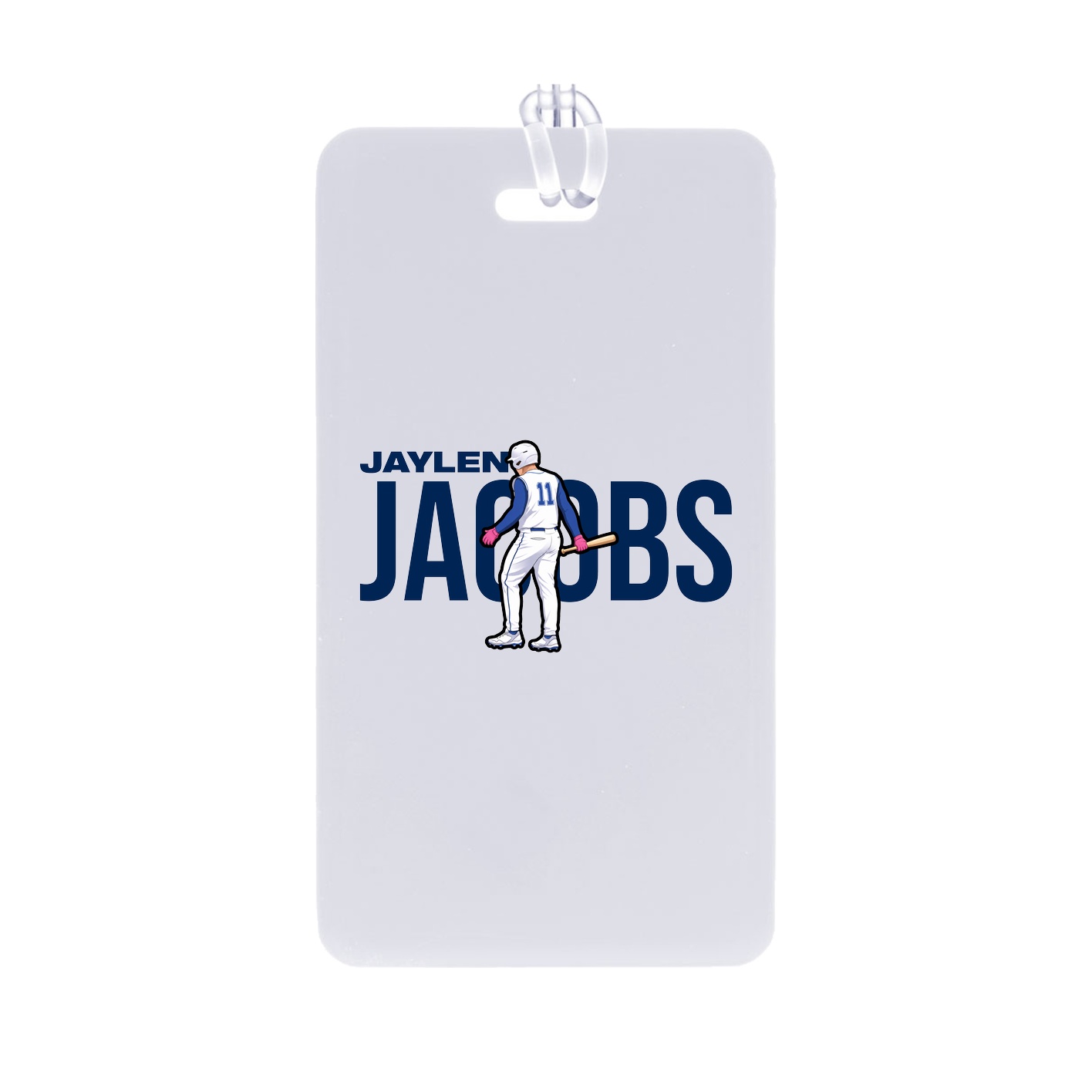 Bag Tag — Player Name in Classic