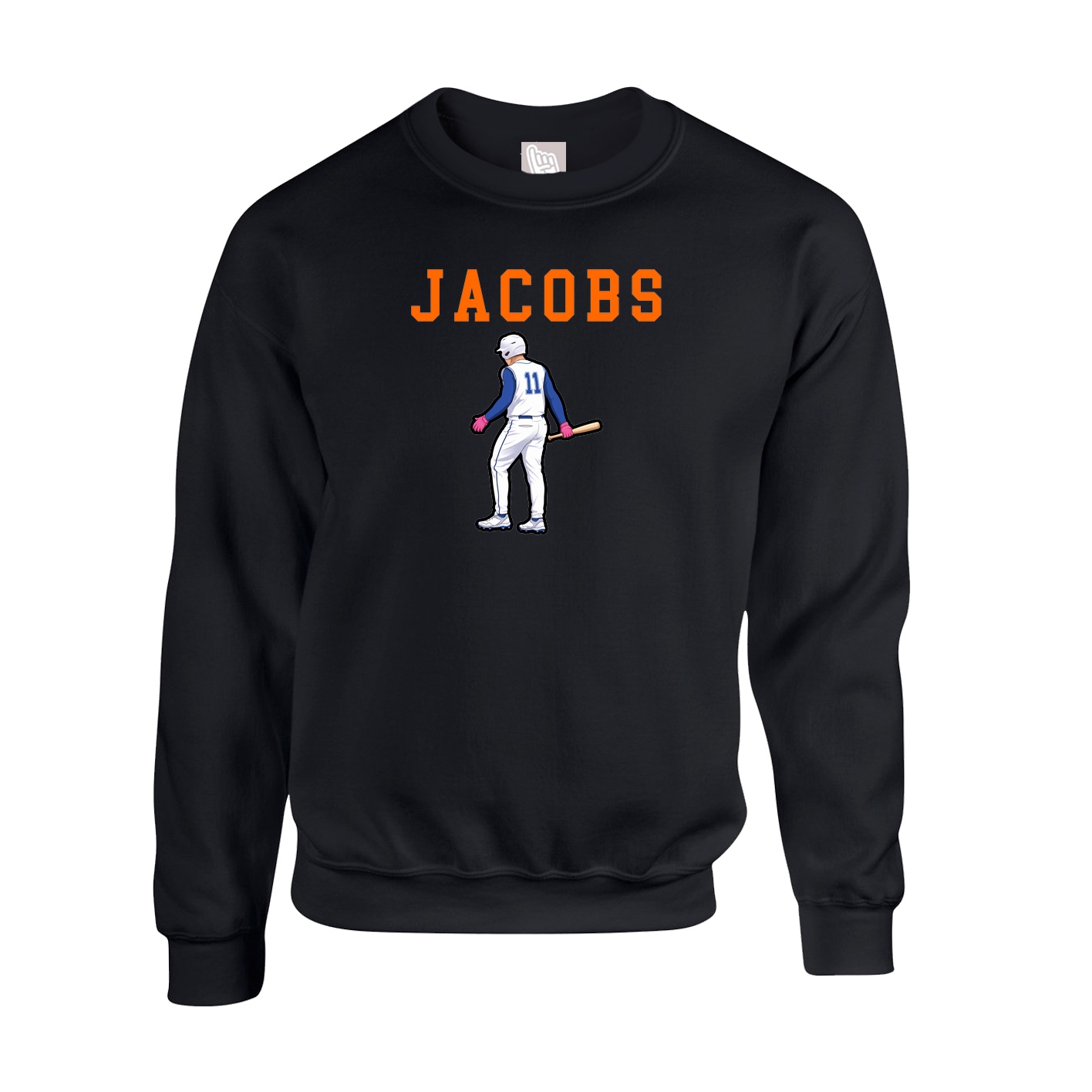 Fleece Crew — Shirsey in Black