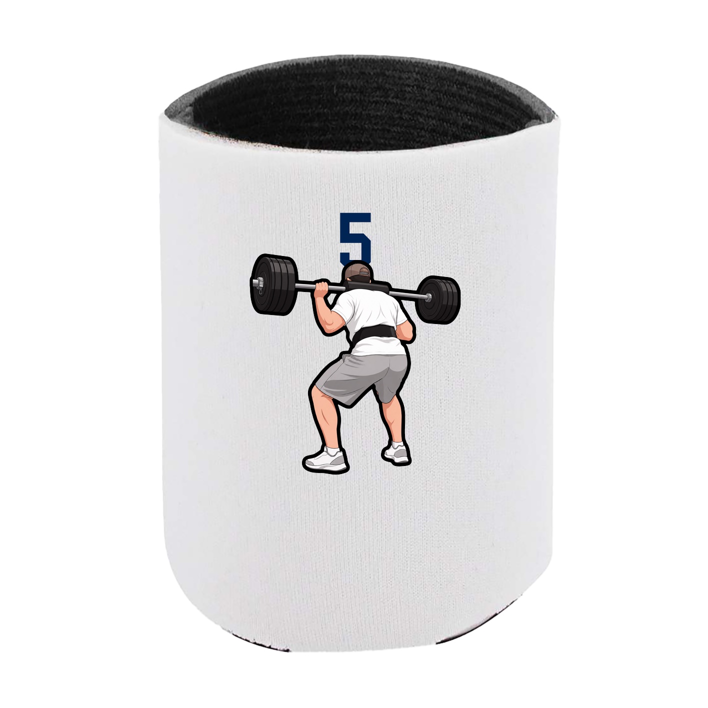 Can Holder — Number Top in White