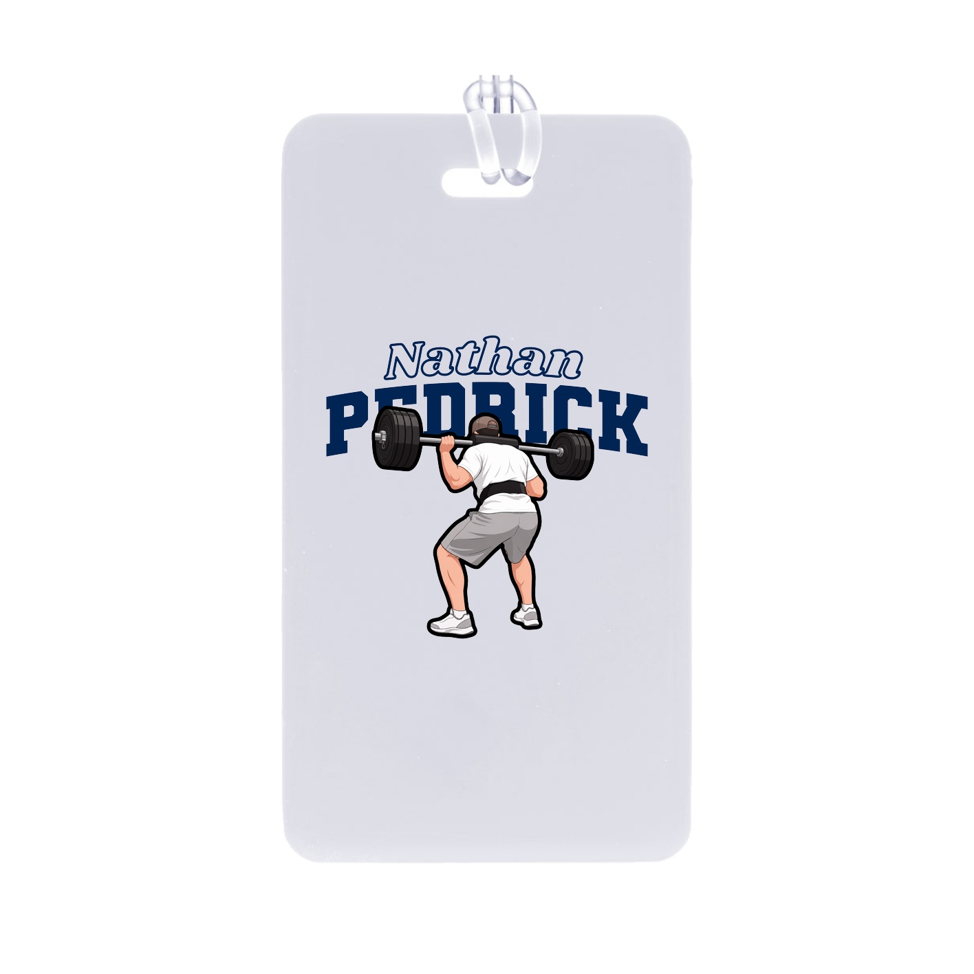 Bag Tag — Name Arch in Classic