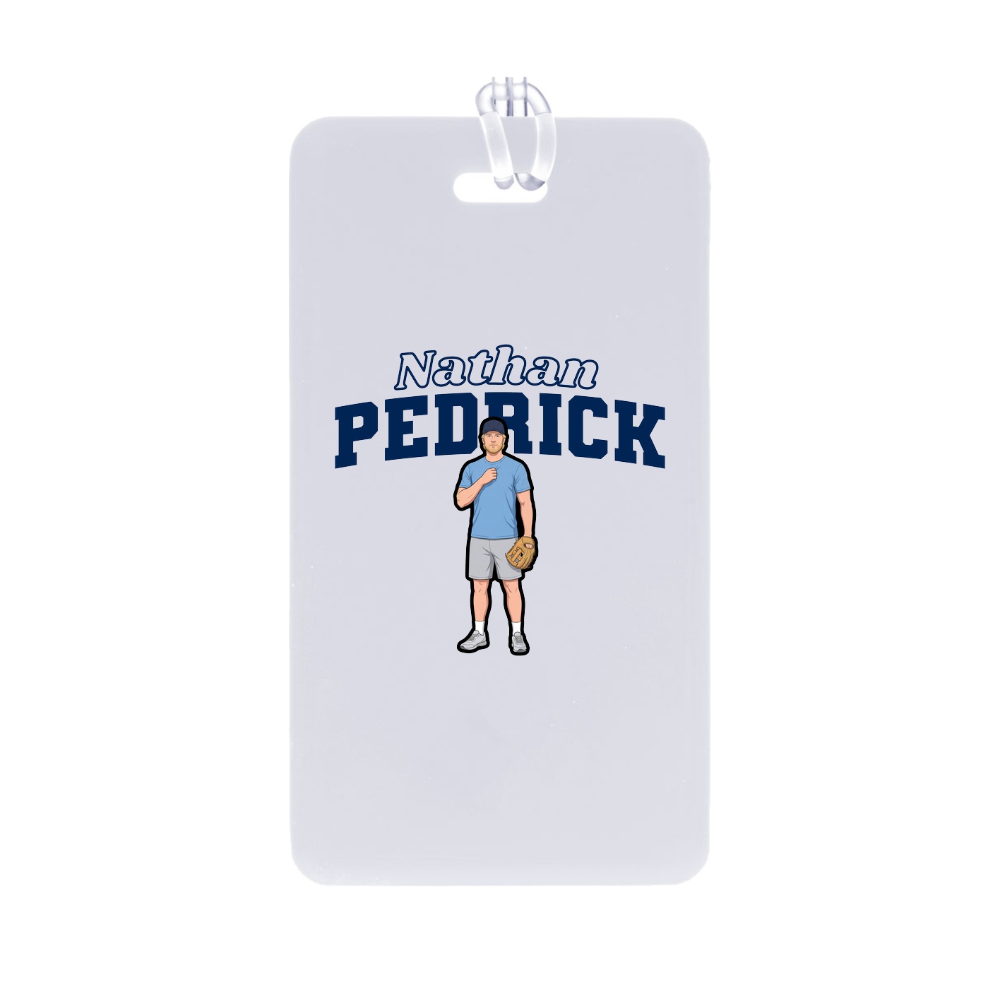 Bag Tag — Name Arch in Classic