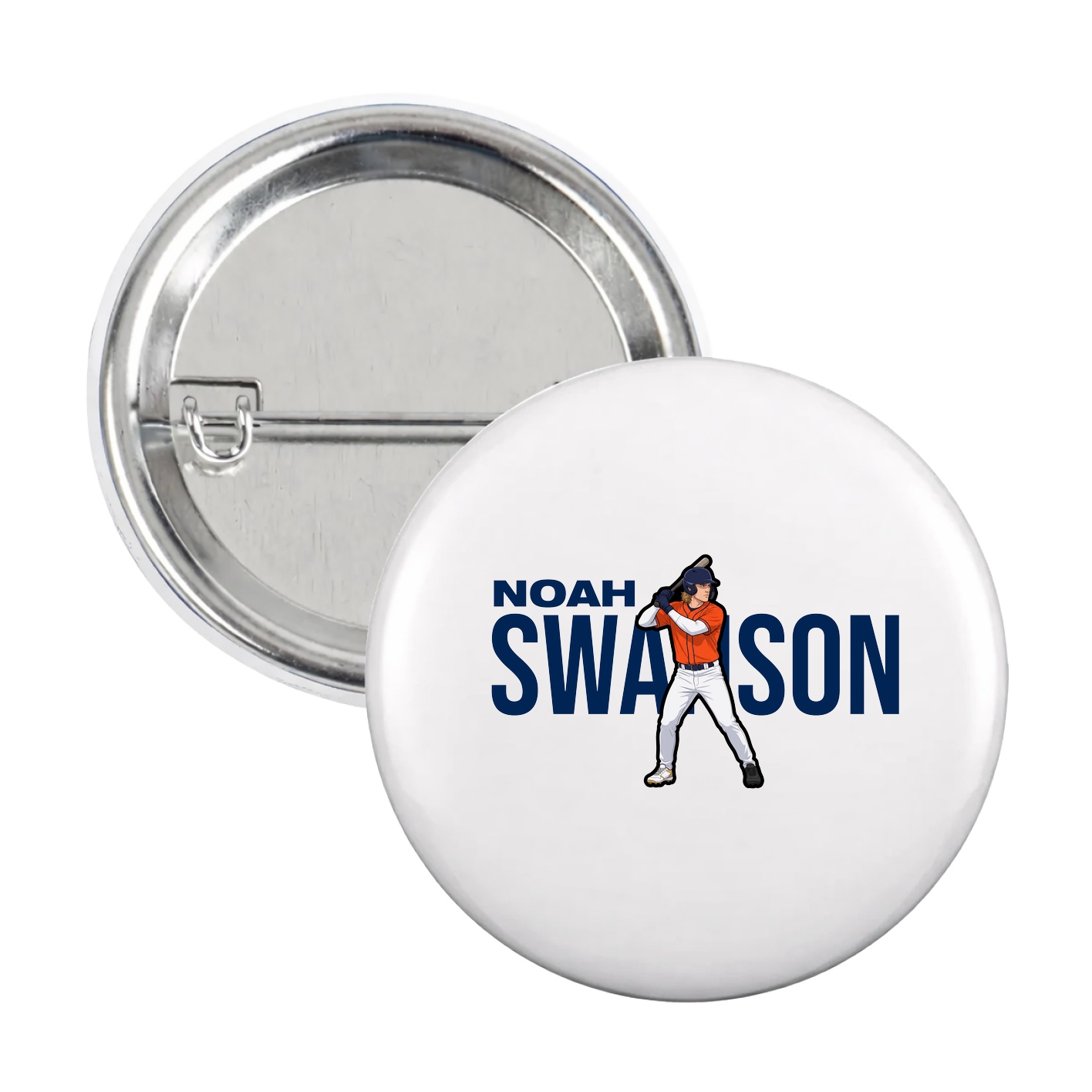 Game Day Button — Player Name in White