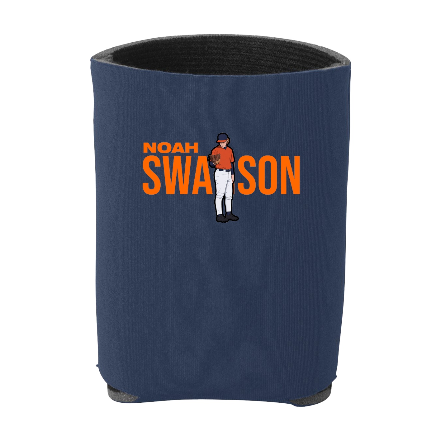 Can Holder — Player Name in Navy