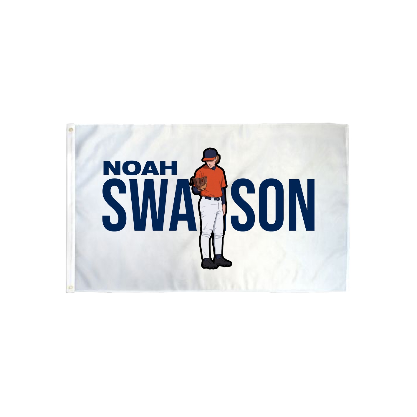 3x5 Flag — Player Name in Classic