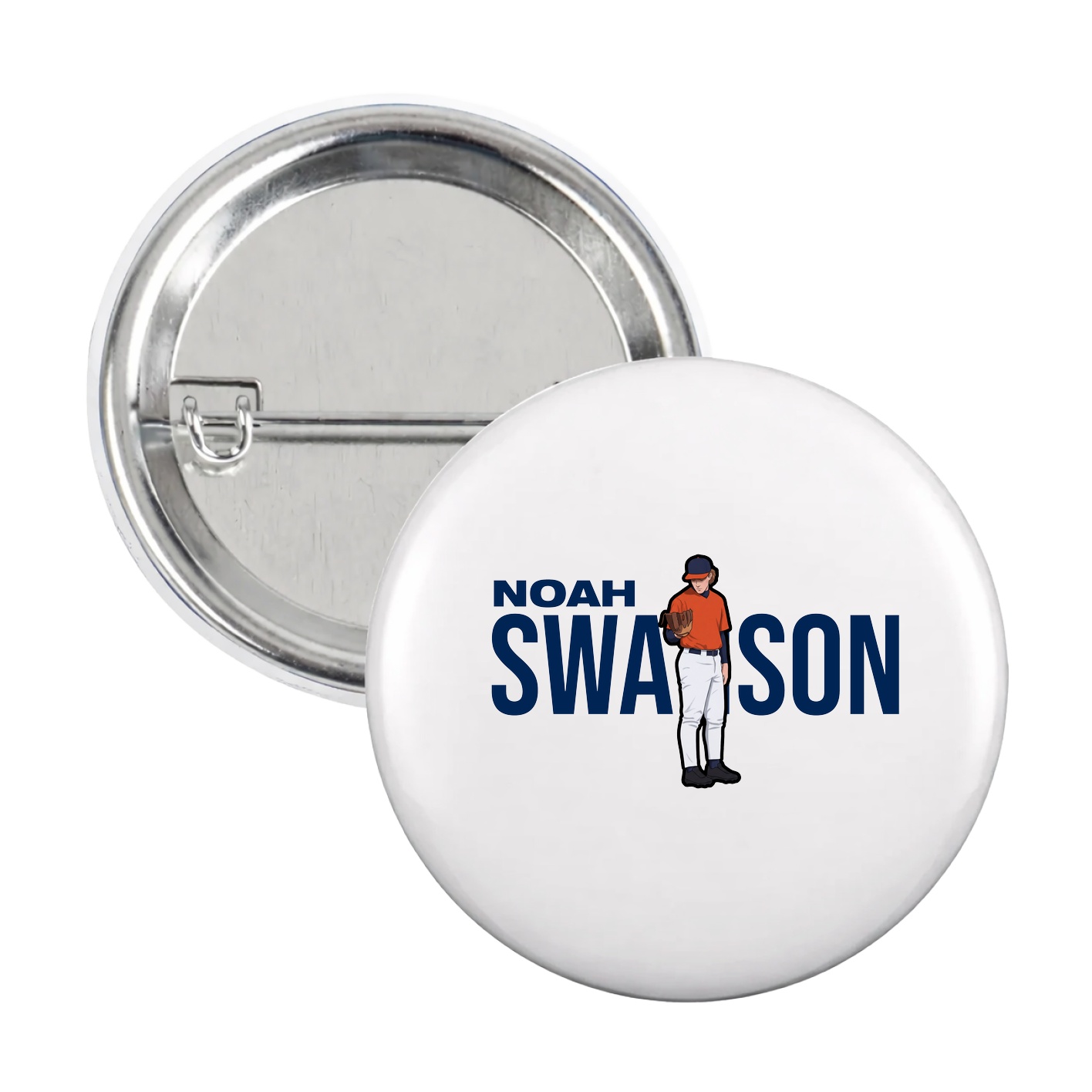 Game Day Button — Player Name in White