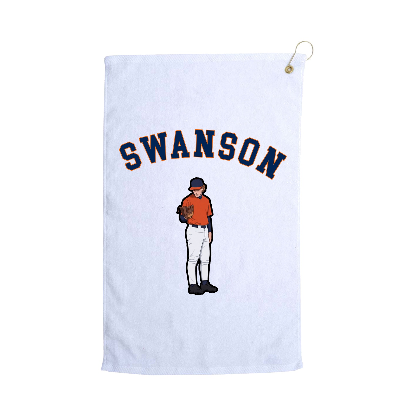 Golf Towel — Shirsey Arch in White