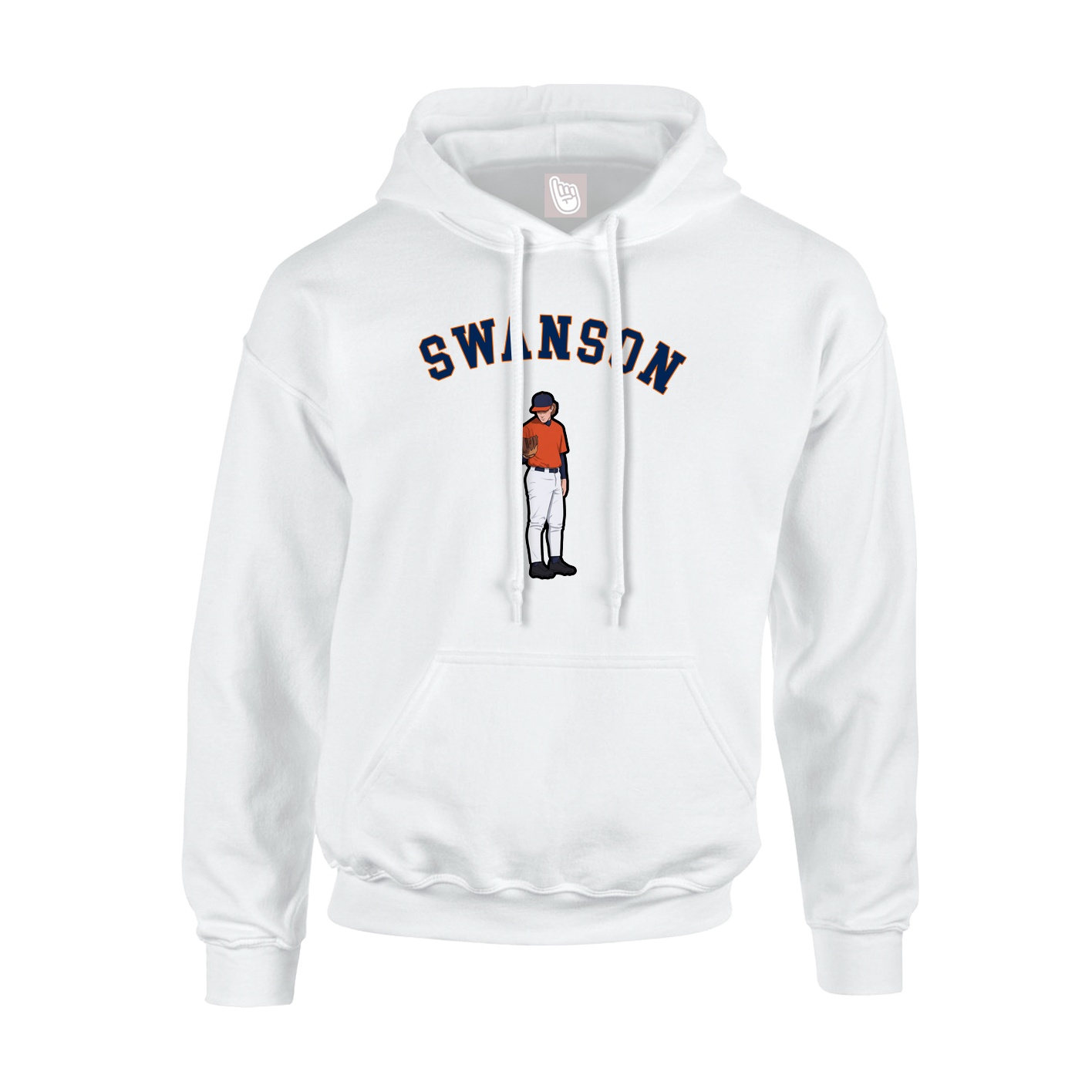 Youth Hoodie — Shirsey Arch in White