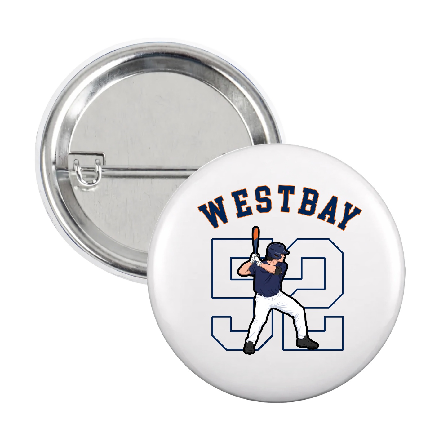 Game Day Button — Shirsey Arch in White