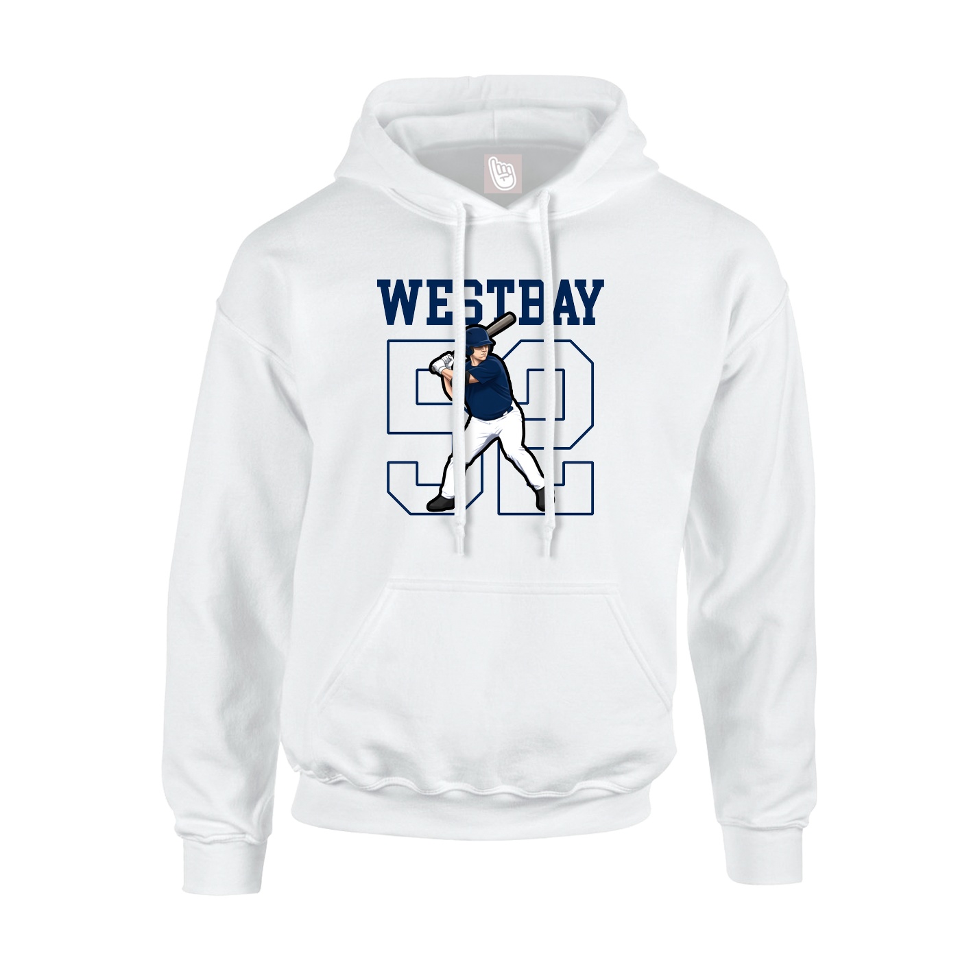 Hoodie — Shirsey in White